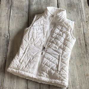 The North Face Women's White Quilted Vest